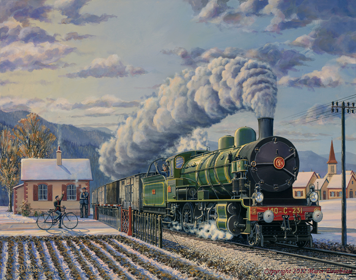 Reproductions for Sale — Railroad Art by Marc Desobeau, GRA - The